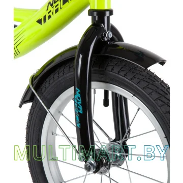 Детский велосипед Novatrack Vector 143VECTOR.GN20 (салатовый/черный, 2020) картинка 3